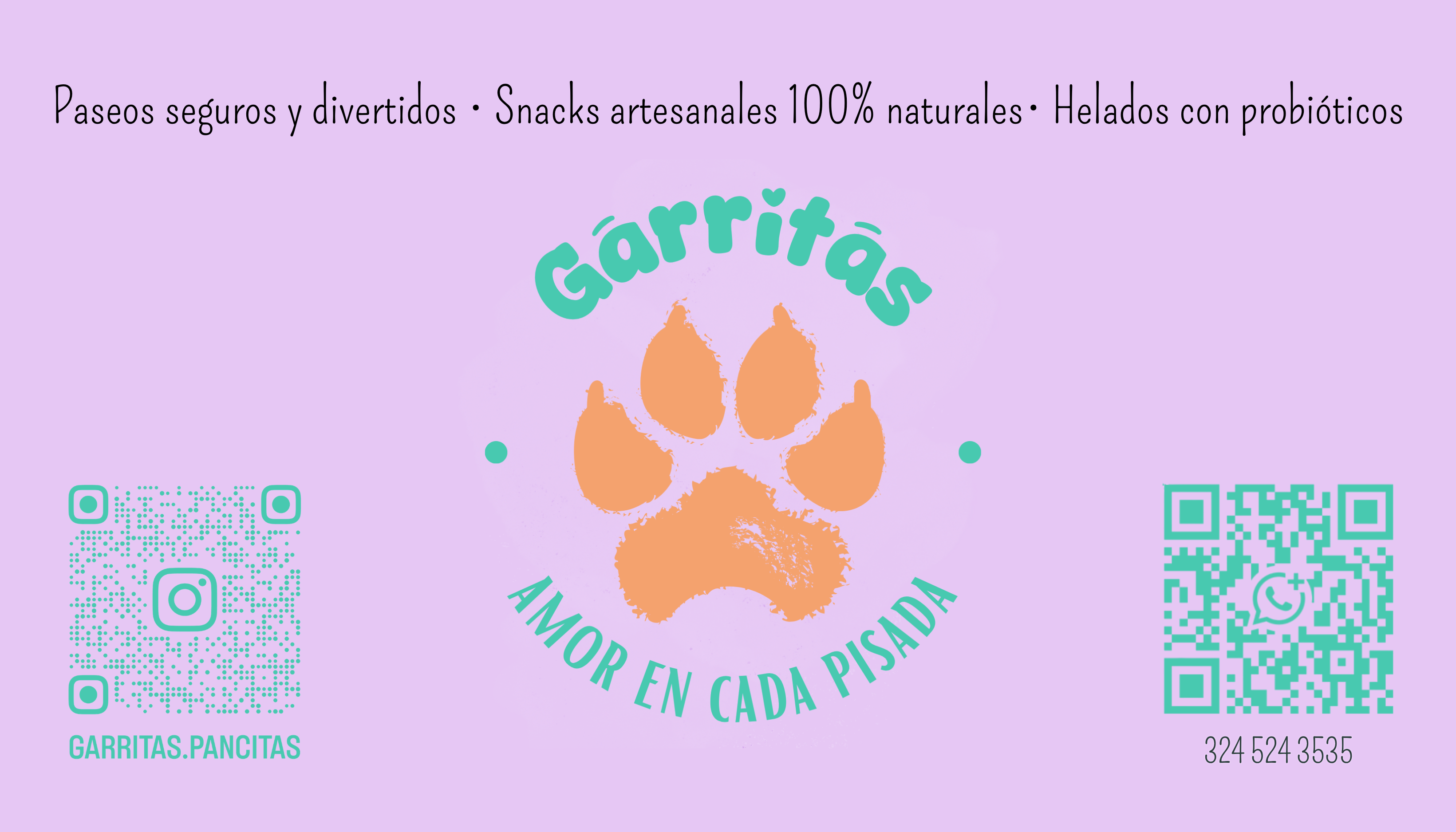 Tarjeta Garritas - Frente